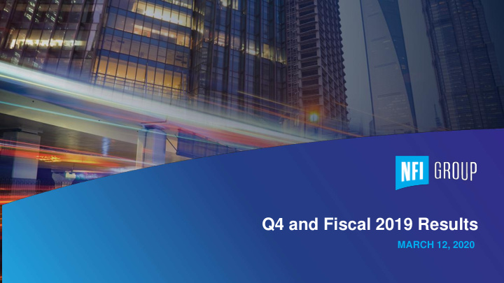 q4 and fiscal 2019 results