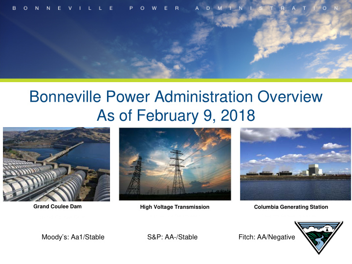 bonneville power administration overview as of february 9