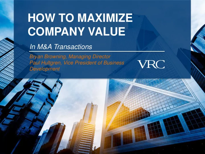 how to maximize