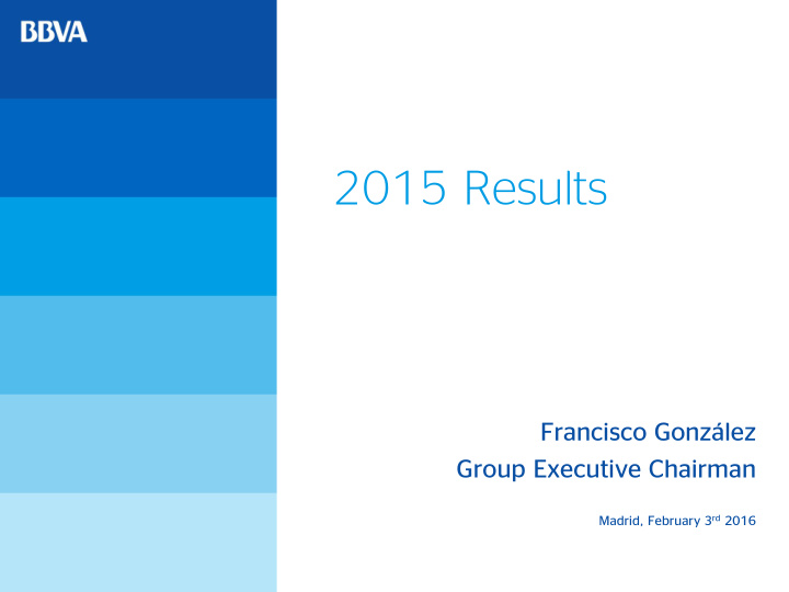 2015 results