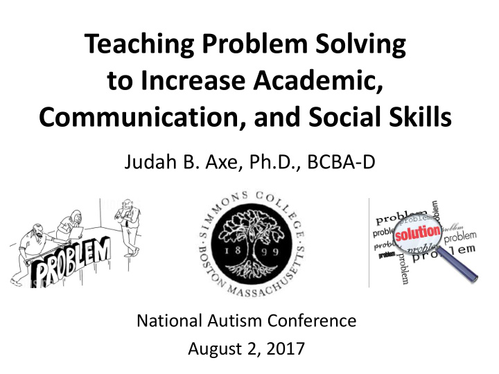teaching problem solving to increase academic