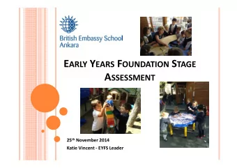 S ETTING THE SCENE  Y ARDSTICKS   Nursery Class  Reception Class  RISING 4S  RISING