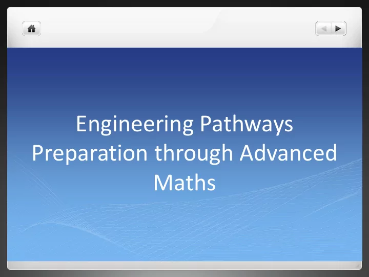 engineering pathways
