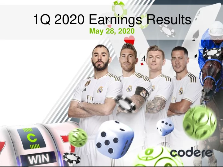 1q 2020 earnings results