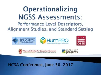 NCSA  A Conference, June 30,  30, 2017  2017  Angela Bilyeu and Maria Harris  Oklahoma State