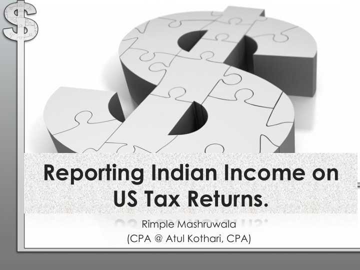 reporting indian income on