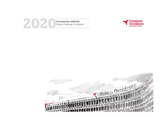 2020  Presentation 3M2020  Grupo Catalana Occidente  Table of contents  01  Keys for the period  02