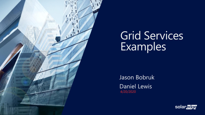 grid services examples