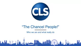 The Chancel People!  Who we are and what really do    Property Insight are making positive
