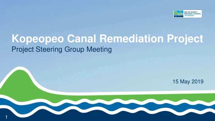 kopeopeo canal remediation project