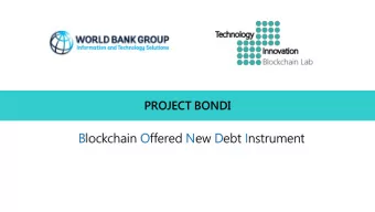 Blockchain Offered New Debt Instrument  What is the World Bank?   An international organization