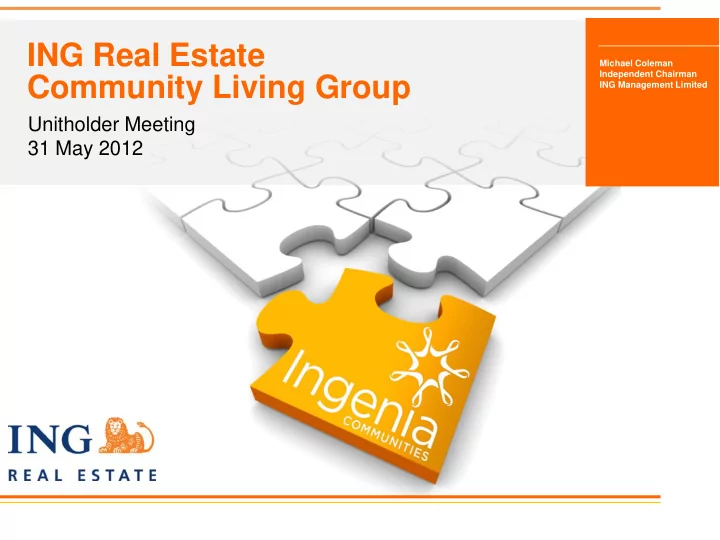 ing real estate