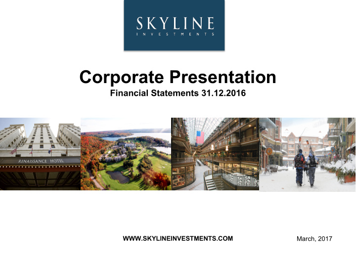 corporate presentation