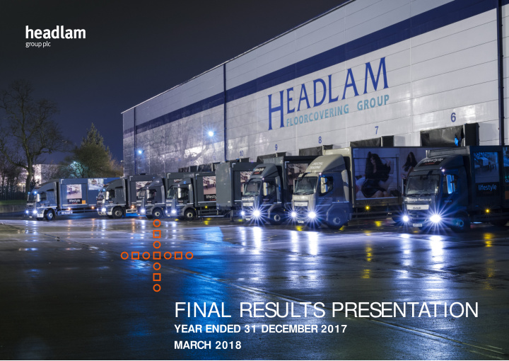 final results presentation