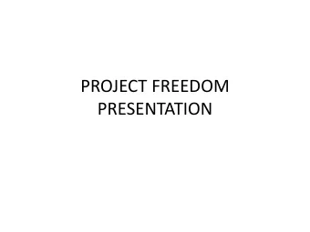 PROJECT FREEDOM  PRESENTATION  FREEDOM VILLAGE AT HOPEWELL  MERCER COUNTY  72 UNITS  TOTAL