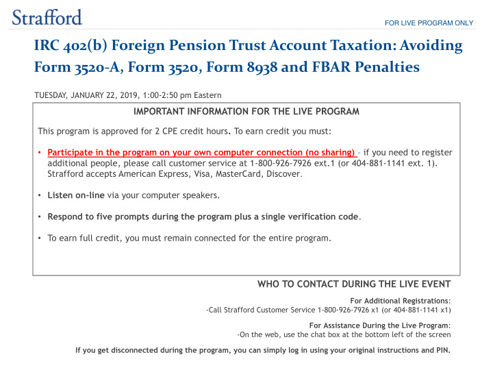 irc 402 b foreign pension trust account taxation avoiding