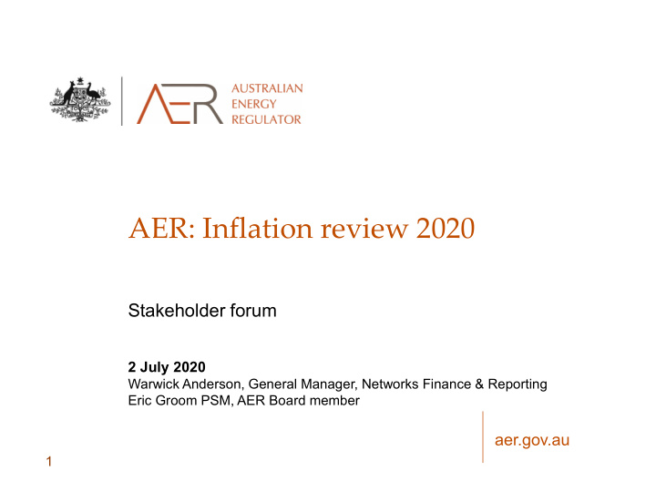 aer inflation review 2020