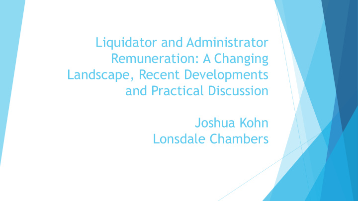 liquidator and administrator