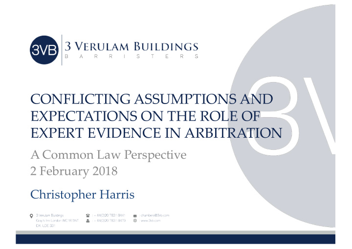 conflicting assumptions and expectations on the role of