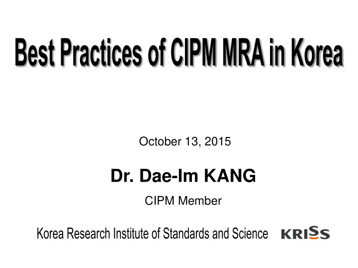dr dae im kang