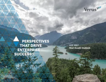 Real Assets Outlook  Table of contents  VERUSINVESTMENTS.COM SEATTLE 206-622-3700 LOS ANGELES