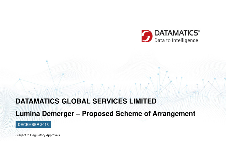 lumina demerger proposed scheme of arrangement