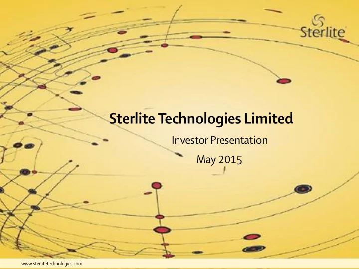 sterlite technologies limited