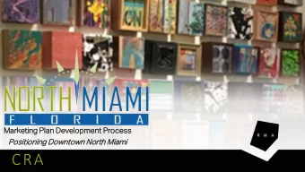 CRA  The M  e Mark  rket  eting  ng Plan P  n Process  ss  Situat  uation A  on Analysi  ysis