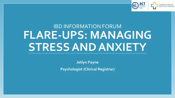 stress and anxiety