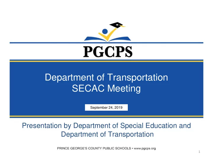 department of transportation