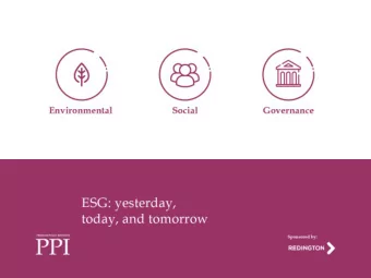 Wed like to thank...  For sponsoring this report  # PPIESG  @PPI_Research  PPI  Pensions Policy