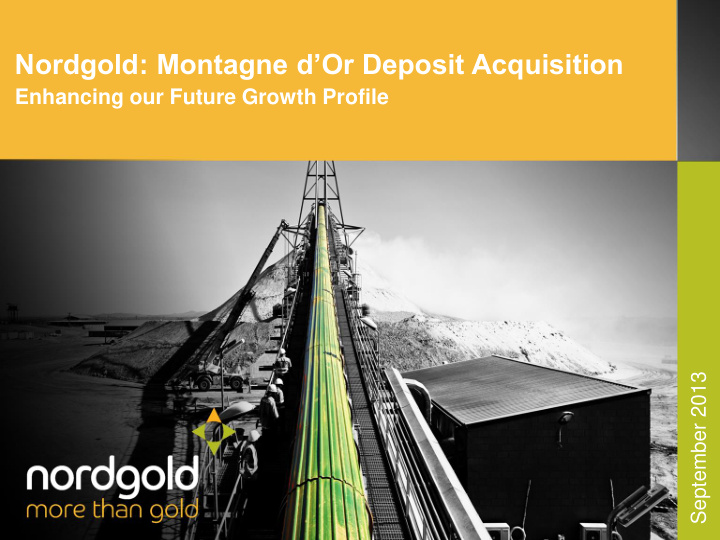nordgold montagne d or deposit acquisition