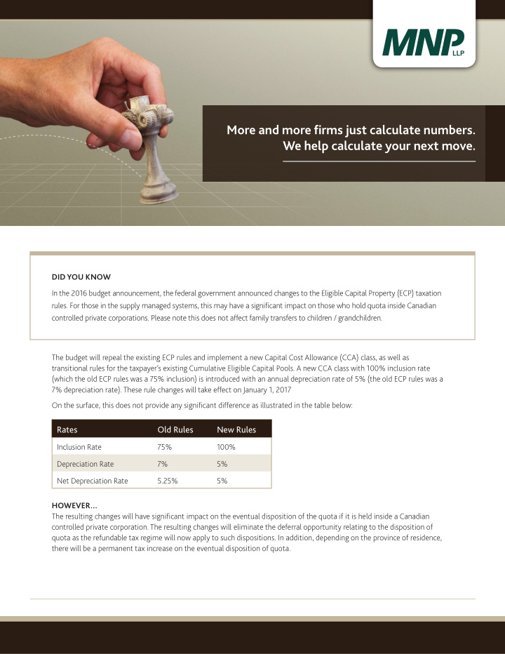 more and more firms just calculate numbers we help