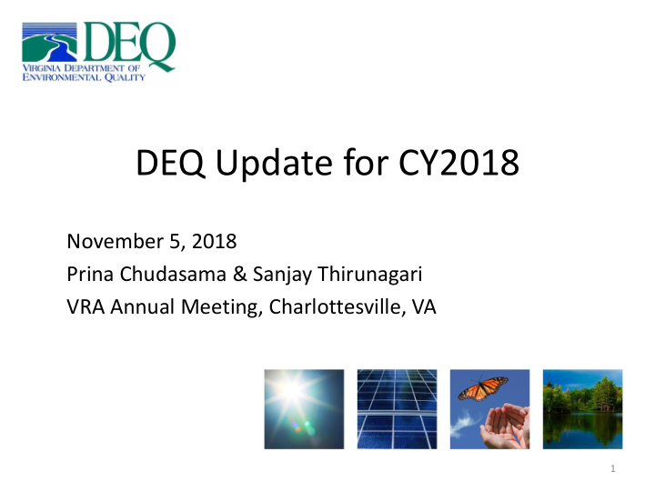 deq update for cy2018