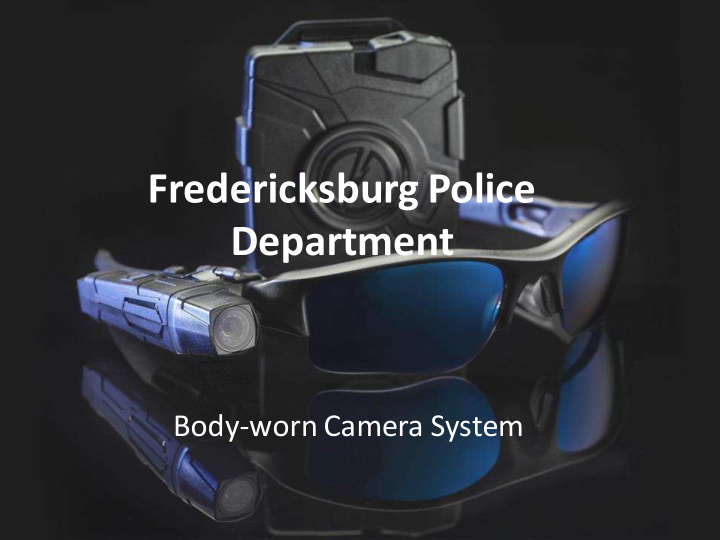fredericksburg police department