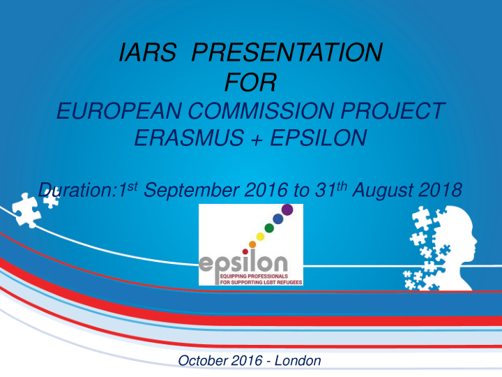 iars presentation for