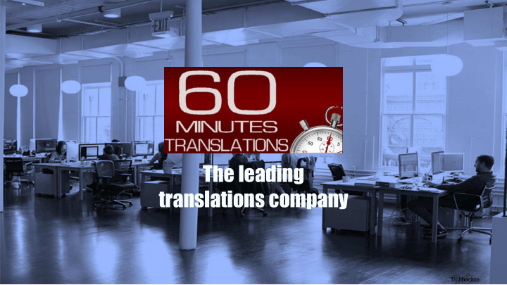the leading translations company