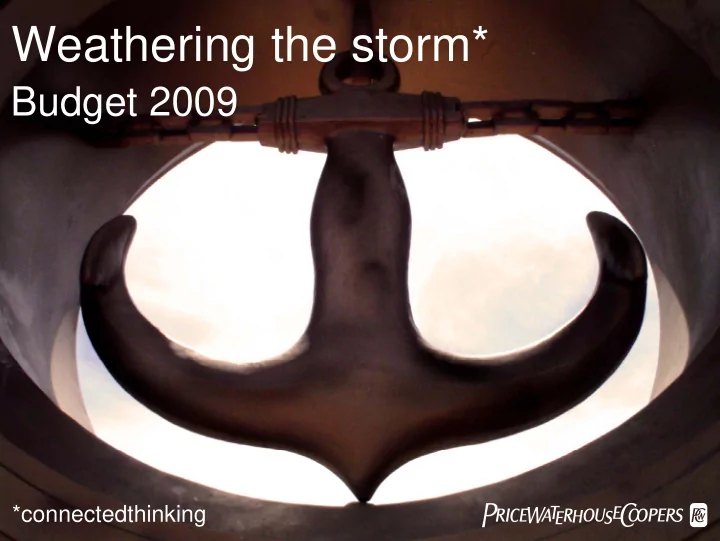 weathering the storm