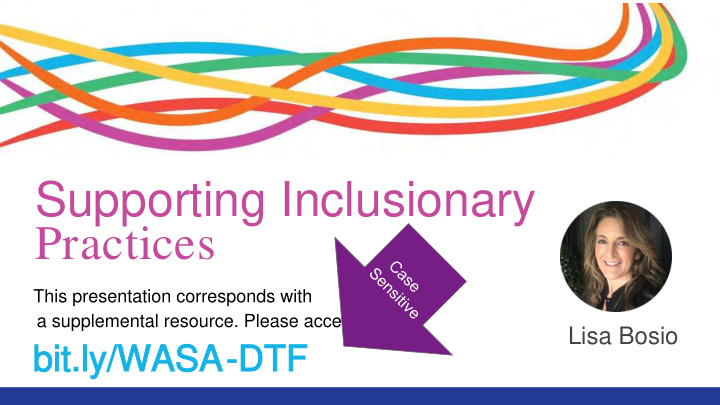 supporting inclusionary practices