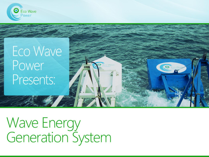 why eco wave power