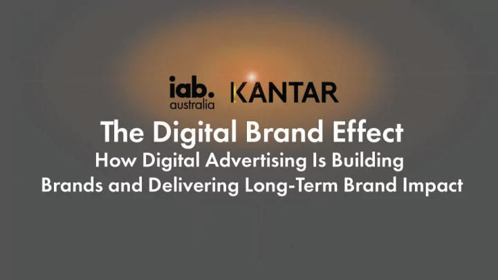 the iab partnered with kantar global leaders in ad