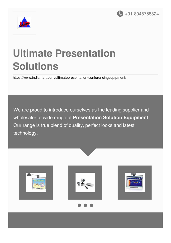 ultimate presentation solutions