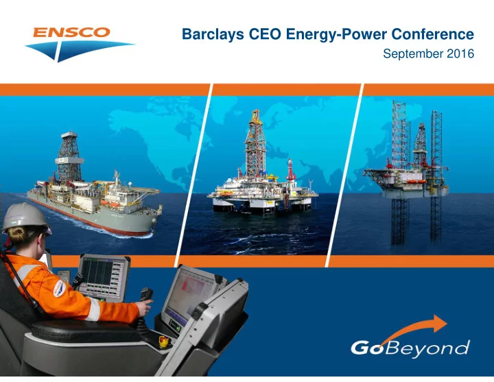 barclays ceo energy power conference