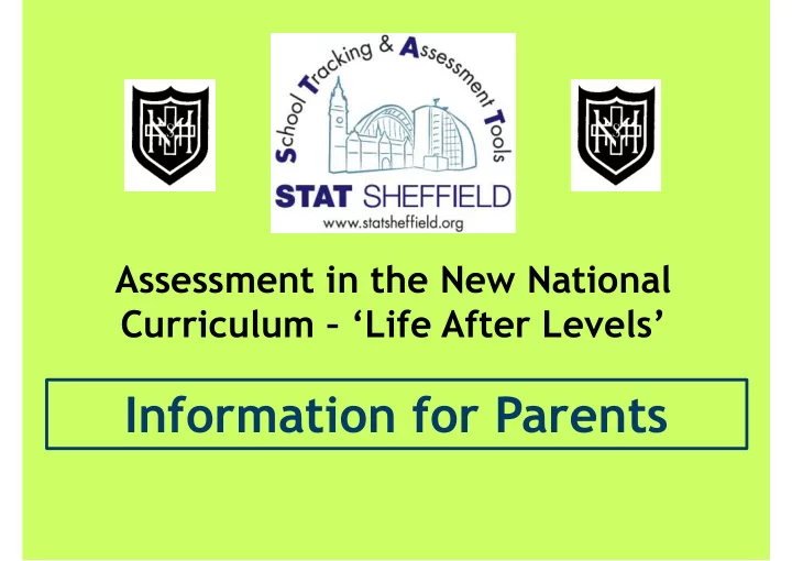 information for parents why is this change happening