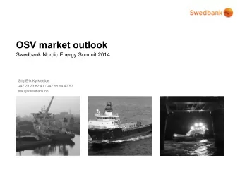 Swedbank Nordic Energy Summit 2014  Stig