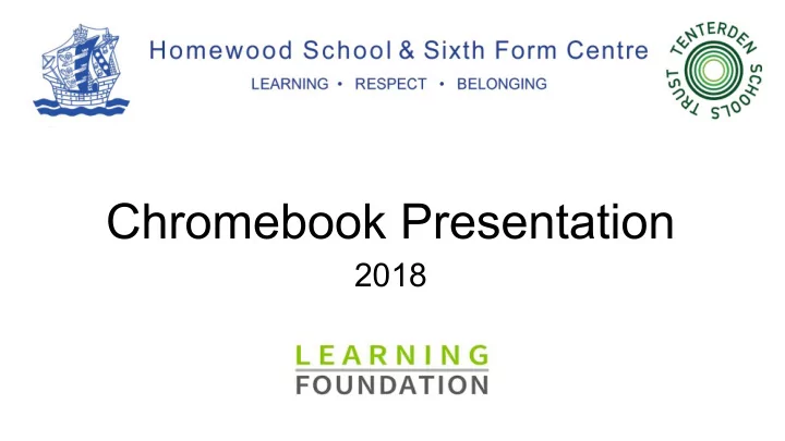 chromebook presentation