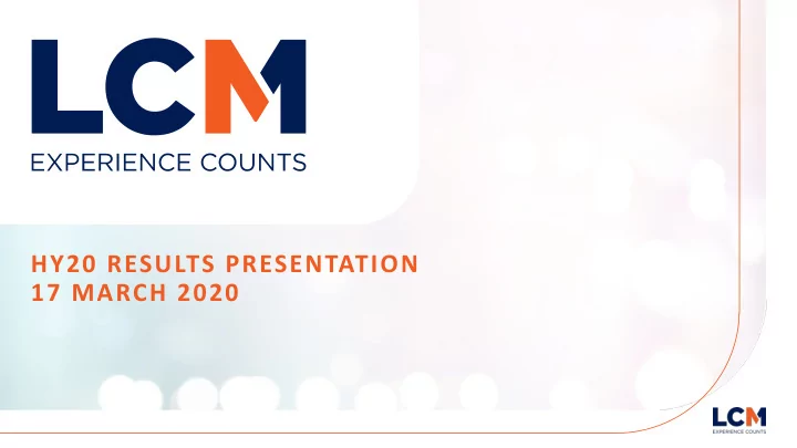 hy20 results presentation 17 march 2020 important notices