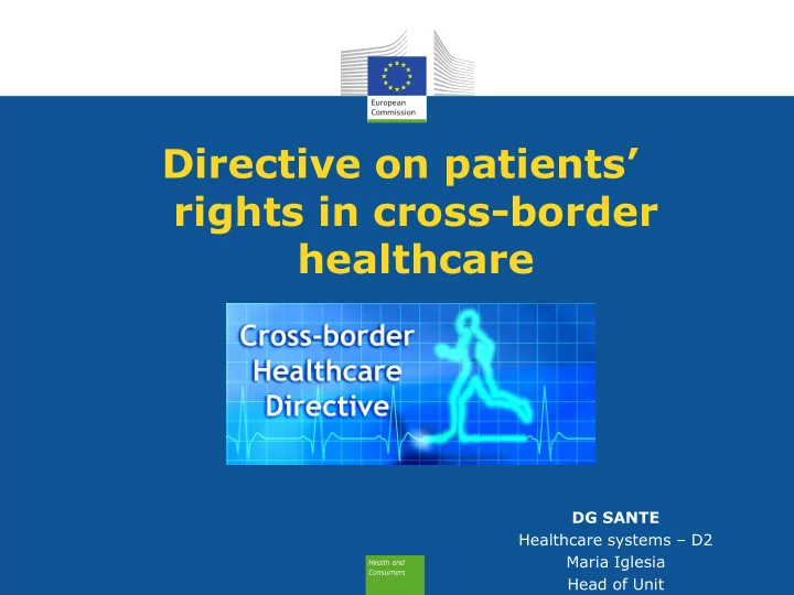 directive on patients