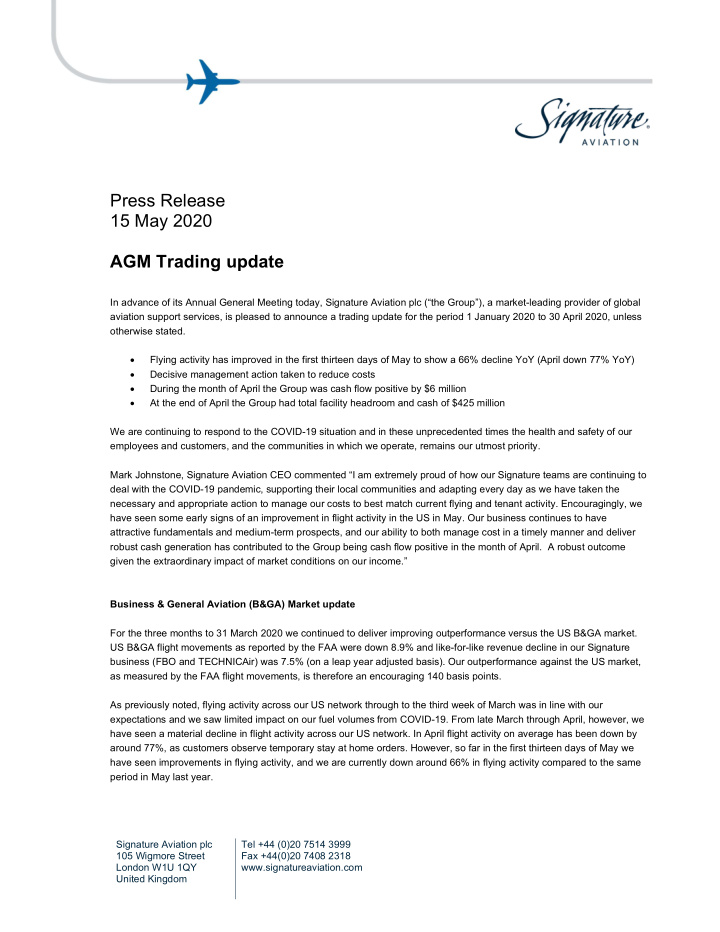press release 15 may 2020 agm trading update