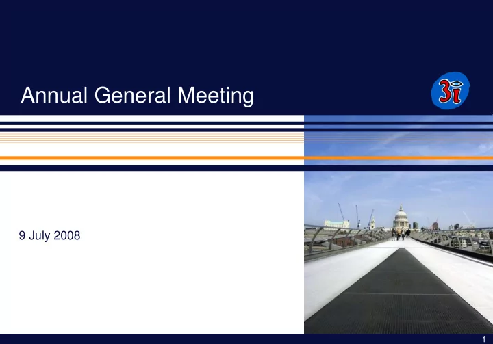 annual general meeting